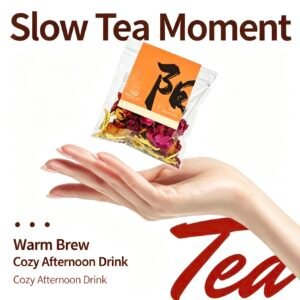 玫瑰红糖姜枣茶